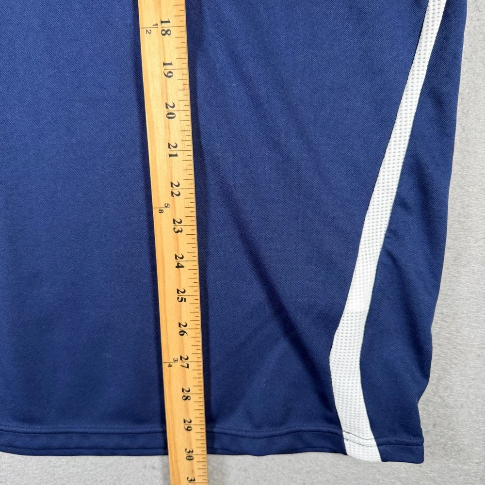 Adidas‎ ClimaCool MLS Soccer Jersey Mens XL Navy Blue White Short Sleeve Sport